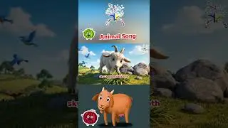 Horse, Goat, and Donkey Song 🐴🐐🫏 | Farm Animal Sounds for Kids | Fun 3D Learning Song