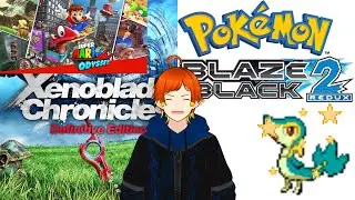 400 Moons! ~ Blaze Black 2 Redux Shiny Hunting, Xenoblade DE & Mario Odyssey #vtuber