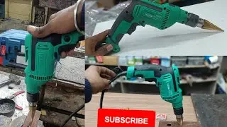 How to drill perfect holes in Metal & Wood | Step Drill Bit Powertex 13MM#powertools 
