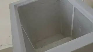 تهريب فريون في ديب فريزر فريش أفقي كيفية الفحص والصيانه
