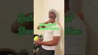 No More Shoulder Pain ,Rolling upper chest/ upper traps relieves shoulder pain
