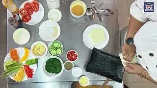 Egg Plant Canopy Recipe & Preparation by Rajdeep Basak | EIILM-Kolkata