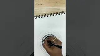 Easy mandala art in circle shape for beginners # Shailly Singh