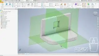 Creación de un modelo básico en inventor 2024 , perfil en L