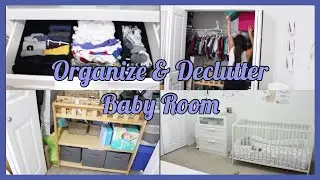 Organize & Declutter my baby's room| DOMSSTYLE