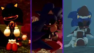 SONIC.EXE IN 3 DIFFERENT GAMES
