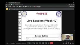 noc25 EE74 - Semiconductor Device Modeling and Simulation - NPTEL - Week 12