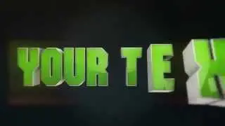 Free Intro Template - Cinema 4D & Sony Vegas