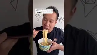 This is what I eat in a week. Ramen for days!
