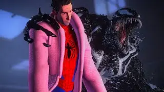 Peter & Miles Spider Verse Duo Suit VS Venom NG+ - Marvel's Spider Man 2 Gameplay PC PS5