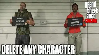 How To Delete Any Character In Gta 5 Online | What Happens If You Delete First Or Second Character