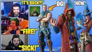 STREAMERS Reacts TO  New Castor & Elmira Skins  & *OG* Ranger Skin BACK (Fortnite FUNNY Moments)