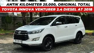 ‼️ANTIK, LOW KM - TOYOTA INNOVA 2.4 VENTURER DIESEL AT 2018