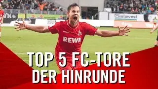 Die TOP 5 TORE des 1. FC K&ouml;ln aus der Hinrunde 2018/19 | Terodde | Cordoba | Schaub | Drexler