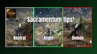  Black Desert Mobile tips for Seraph Sacramentum: Neutral-Angel Form-Demon Form 