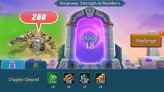 VERGEWAY STRENGTH IN NUMBERS STAGE 18 LORDS MOBILE