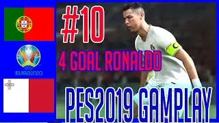 [PES 2019-PC ] Portugal VS Malta FULL MARCH 2020 Gamplay #10