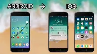 How to make your Android phone look like an iPhone! (iOS 11)