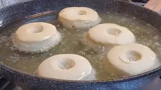 fácil de hacer mini donas sin reposo