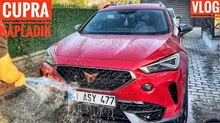 CUPRA FORMENTOR İLE BİR GÜN | STEK PPF KAPLADIK | BAHÇEDE YIKADIK | TÜM AŞAMALAR FİYATLAR?