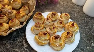 Розочки из идеального теста за 30мPERFECТ DOUGH ROSES IN 30 MINUTES 💯