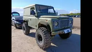 1990 Land Rover Defender 90 at Copart Peterlee