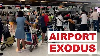 Tourists Leave Thailand Before Visa Amnesty Ends
