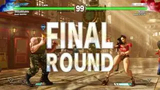 STREET FIGHTER V Guile vs. Laura