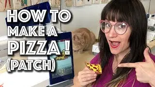 How To Embroider A Pizza Patch on The Viking Designer Epic! | Sew Anastasia