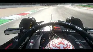 A Lap around Monza w/ Max Verstappen + Helmet CAM | F1 | MONOPOSTO