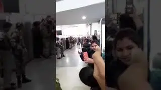 Indian Cricket Team arrives in Guwahati airport