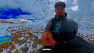 Fly & hike | Flying to Lhasar valley from Thangu north Sikkim | Paragliding India 🇮🇳 Sikkim 