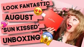 Look Fantastic August Beauty Box Unboxing!! &pound;65 of products for &pound;15! V2 Box!