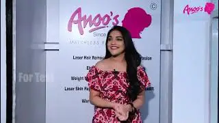 Actress Iswarya Vullinagala @ Anoos  For Skin Tanning