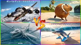 Bombardiro Crocodilo VS Burbaloni Luliloli 💀🔥 | Tiles Hop Brainrot