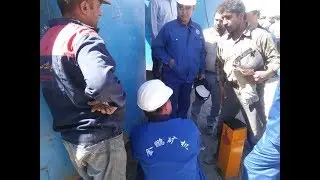Jinpeng installation team worked hard in gold project of Iran