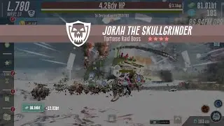 War Tortoise 2 - Raid Boss - JORAH THE SKULLGRINDER - LvL 1281