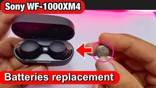 Как заменить аккумулятор в беспроводных наушниках Sony WF-1000XM4 👍 || Разборка наушников || Устр...