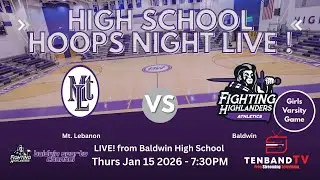 Friday Jan 16 - Sto-Rox vs Baldwin - BOYS - HS Hoops Night LIVE on TenbandTV