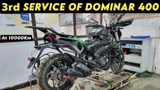 3rd Service of Dominar 400 2022 Model, 10000km done with Dominar