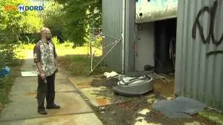 Bunkers met chemisch afval opengebroken in Stadskanaal - RTV Noord