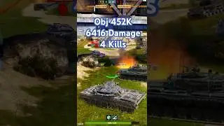 OBJ 452K DOMINATES Ghost Factory | 6.4K Damage, Solo Flank Control #worldoftanksblitz