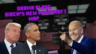 Обама играет на новой карте Minecraft Байдена (Эпизод 3)
