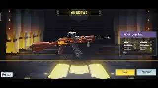 BEST F2P SKIN IN SEASON11 CODM | AK47-LIVING RUST CODM | NEW YEAR TOKEN EXCHANGE | GG73Yt