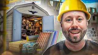 Building a Crypto Mining Shed | Epoxy Floors and Intake Filtration