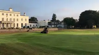 A summer morning on the 18th at Exeter Golf and Country Club