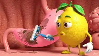 Lemon Clean the stomach!!! #Lemon #trending #viral 