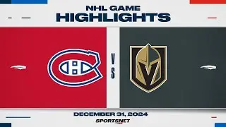 NHL Highlights | Canadiens vs. Golden Knights - December 31, 2024