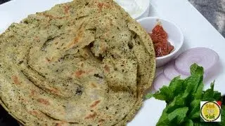 Mint Paratha - By Vahchef @ VahRehVah.com