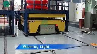 63T Battery Rail Transfer Cart,Forging Factory DC Motor Transfer Trolley
